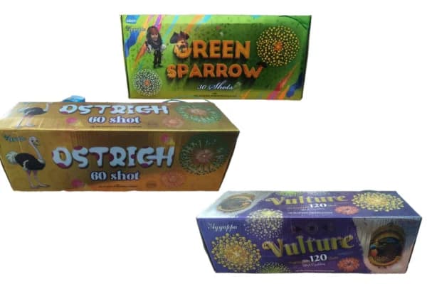 Light up the night with Sivakasi’s finest Multicolour Shots!