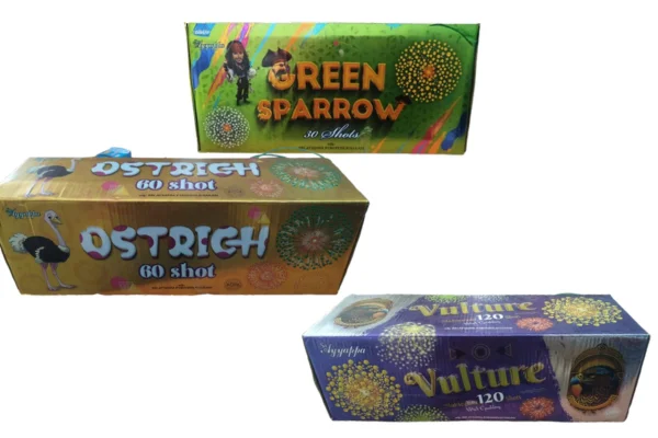 Light up the night with Sivakasi’s finest Multicolour Shots!